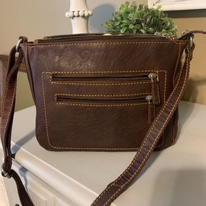 Jack Georges leather crossbody bag